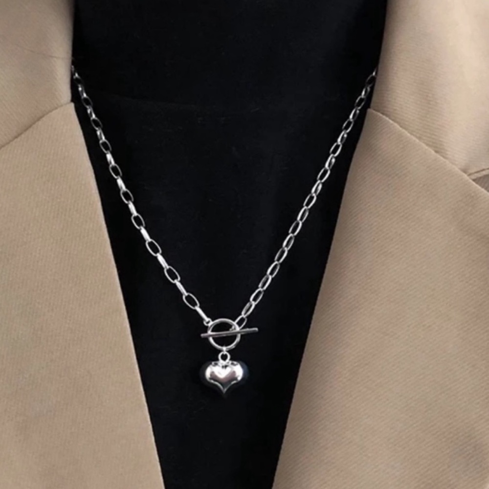 “18” HEART 925 STERLING SILVER LOVE PENDANT NECKLACE,NICE NECKLACE,CUTE NECKLACE